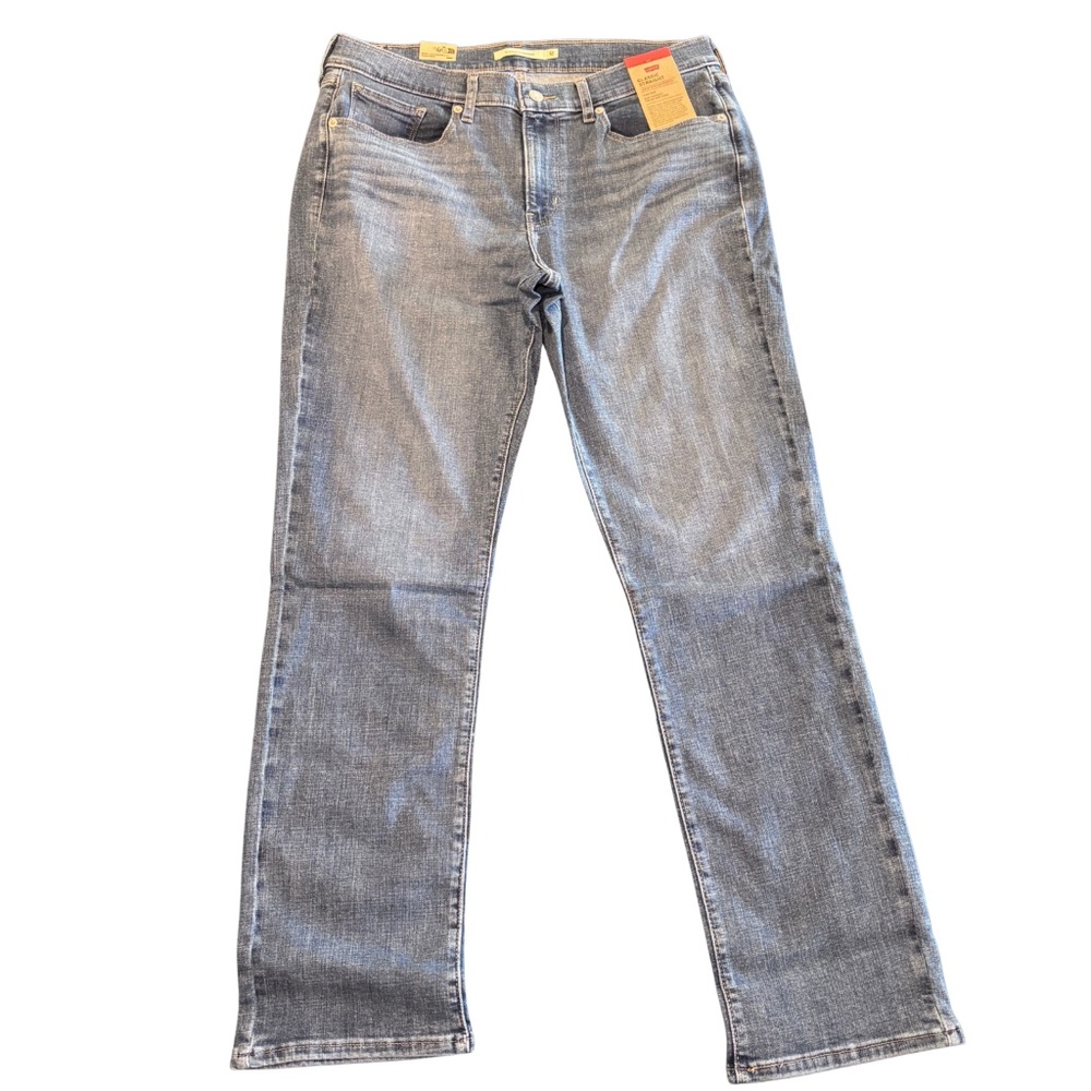 Levi’s Women’s Classic Straight Jeans Size 12M Mid Rise Stellar Stretch NWT